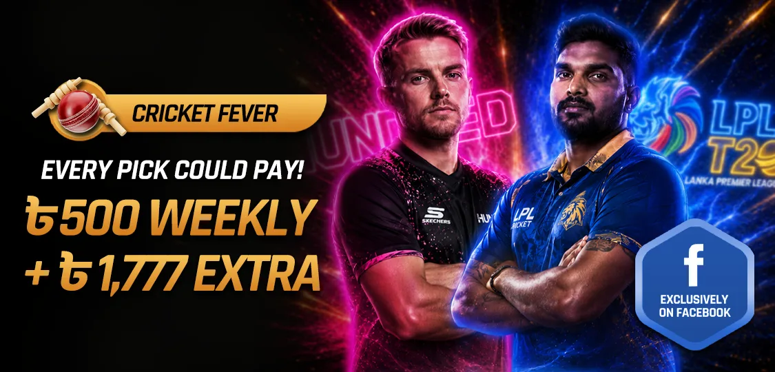 JeetBuzz LPL x The Hundred Cricket Fever Facebook prediction campaign cover