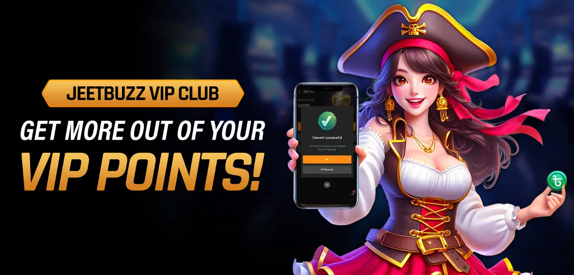 JeetBuzz Seize More Out of Every VIP Point loyalty rebate rewards cover