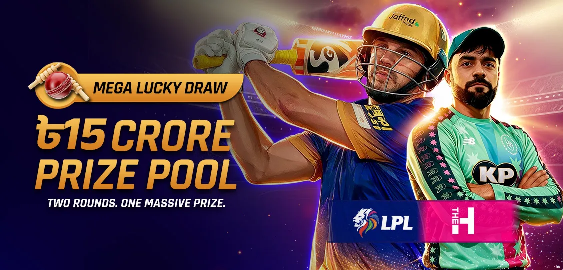JeetBuzz ৳15 Crore Prize Pool raffle for LPL and The Hundred season