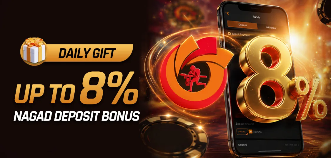JeetBuzz Up to 8% Nagad Bonus promotion cover for Bangladesh deposits